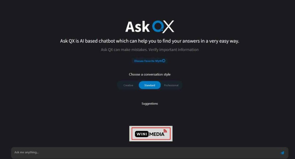 AI Chatbot Ask QX 