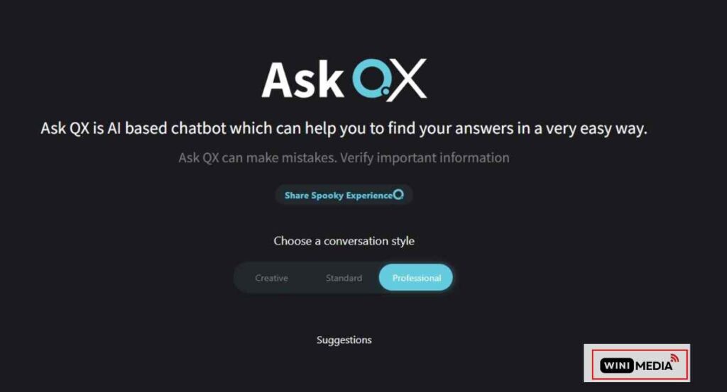 AI Chatbot Ask QX 