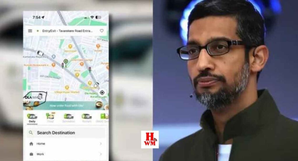 Ola maps Sunder Pichai 