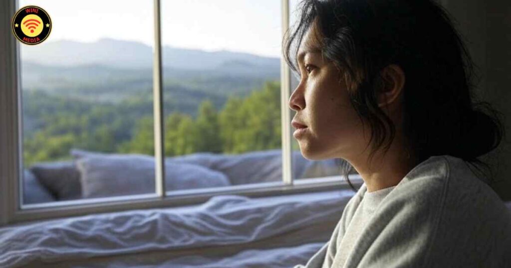 A person after practicing Vipassana Meditation