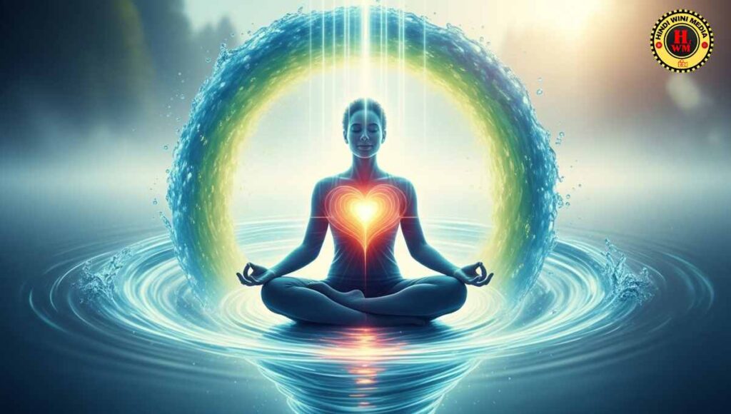 person is doing Vipassana meditation 